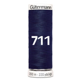 Gutermann garen | 200m | 711 donkerblauw naaigaren GM - 200 - 711 - DONKERBLAUW 4008015033286